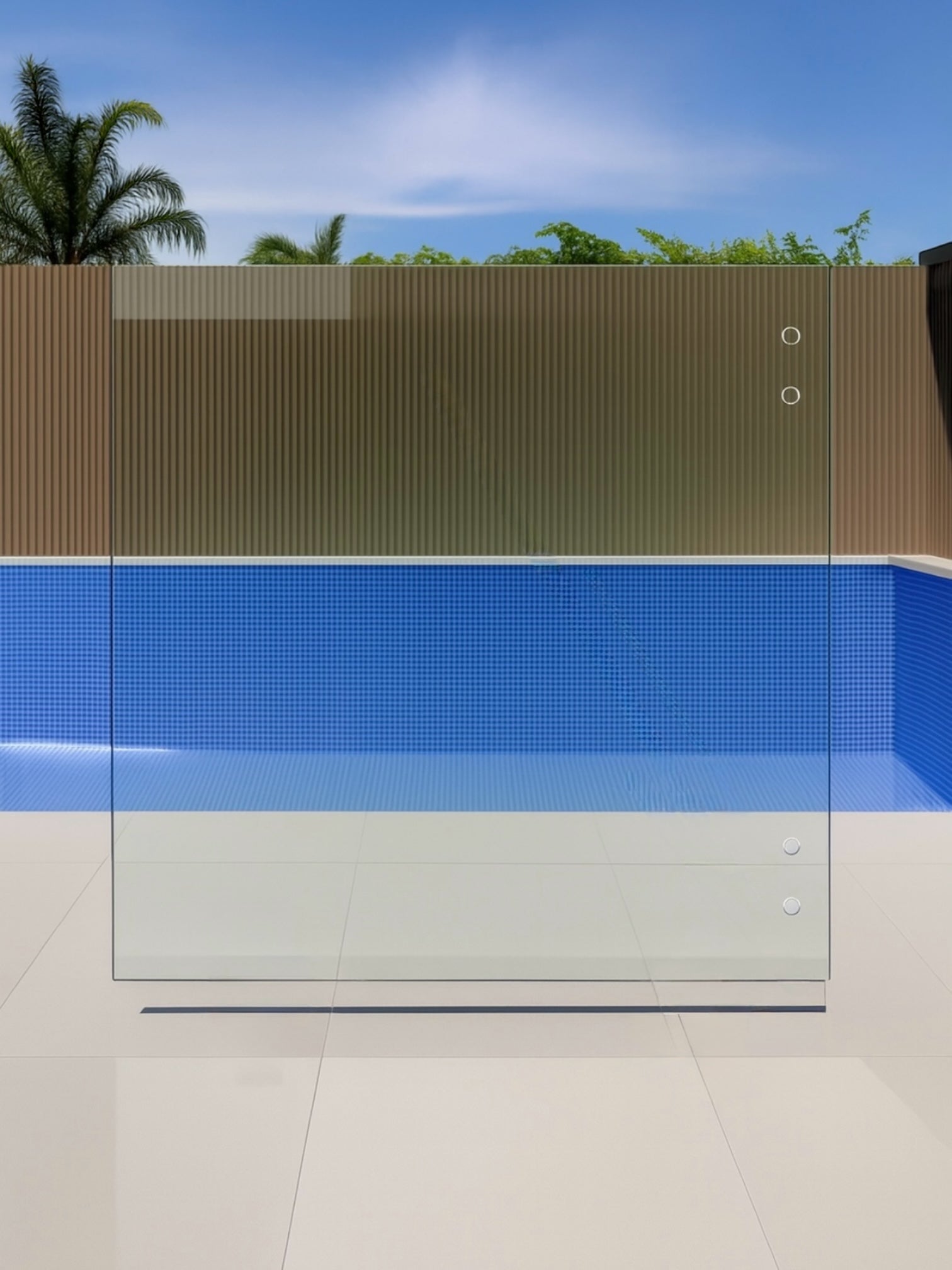 Pool Fence Glass For Hinge Panels