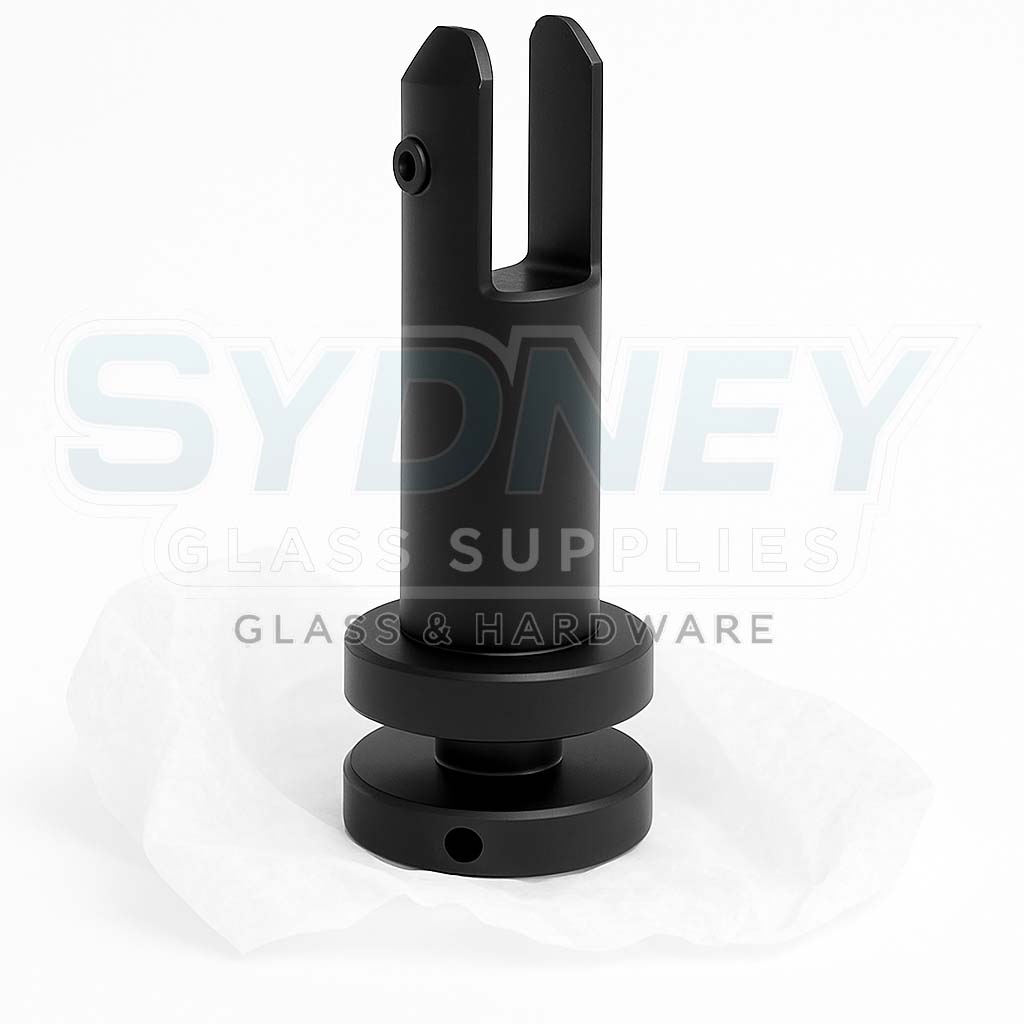 Flat Bar Bracket to suit 50mm x 10mm — Satin, Mirror, Black, White