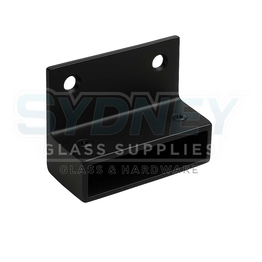 Flat Bar Handrail Bracket — Mirror, Satin, Black, White