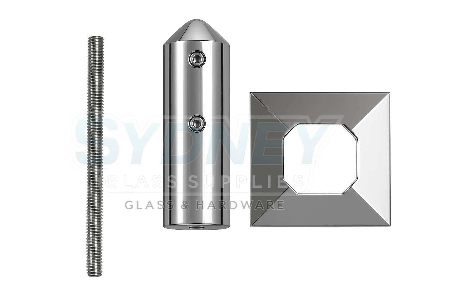 Friction Round Bolt Down Spigot (M16 Threaded Rod)