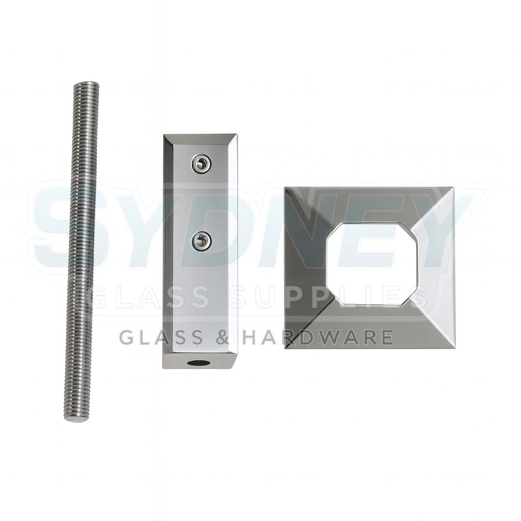 Friction Square Bolt Down Spigot (M16 Threaded Rod)