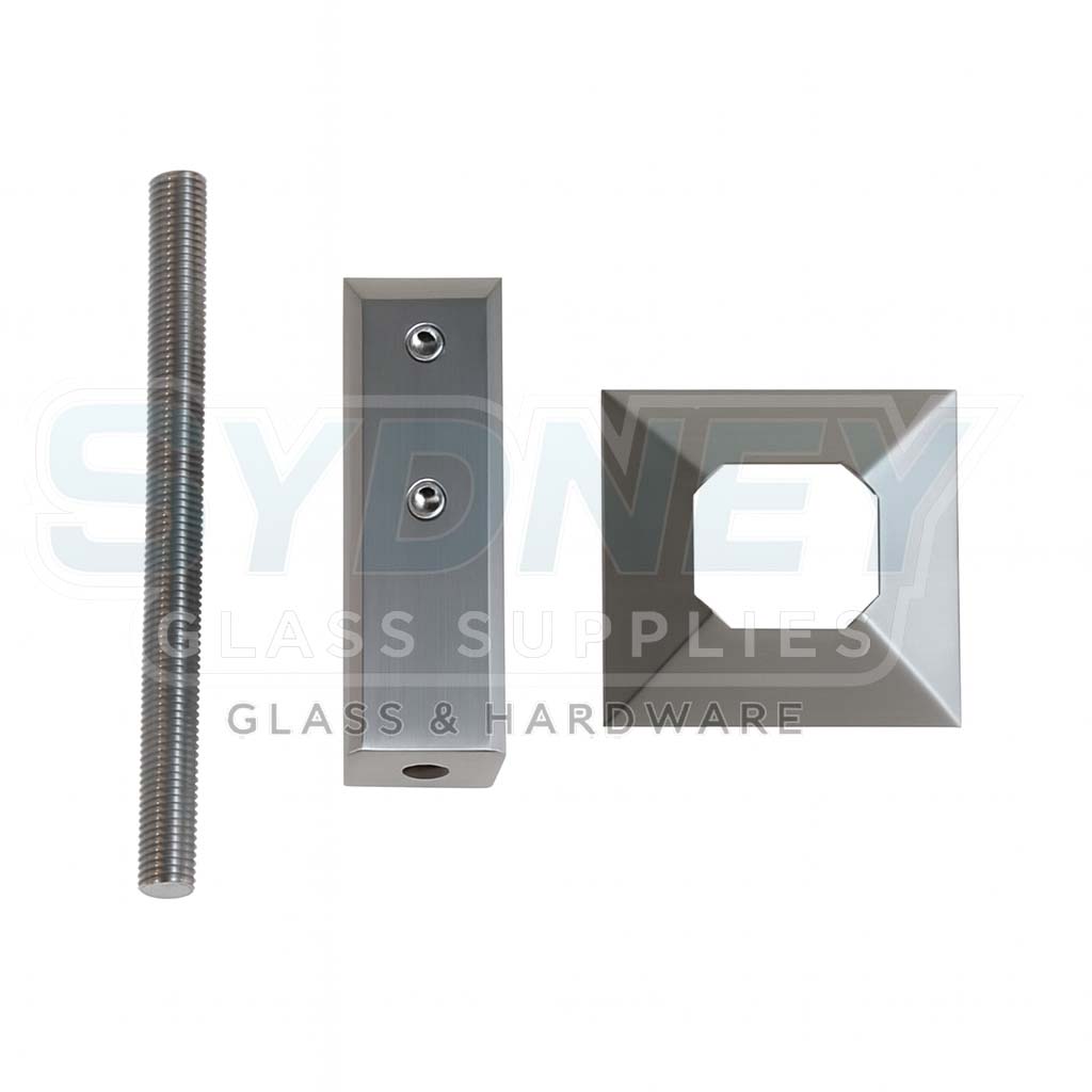 Friction Square Bolt Down Spigot (M16 Threaded Rod)