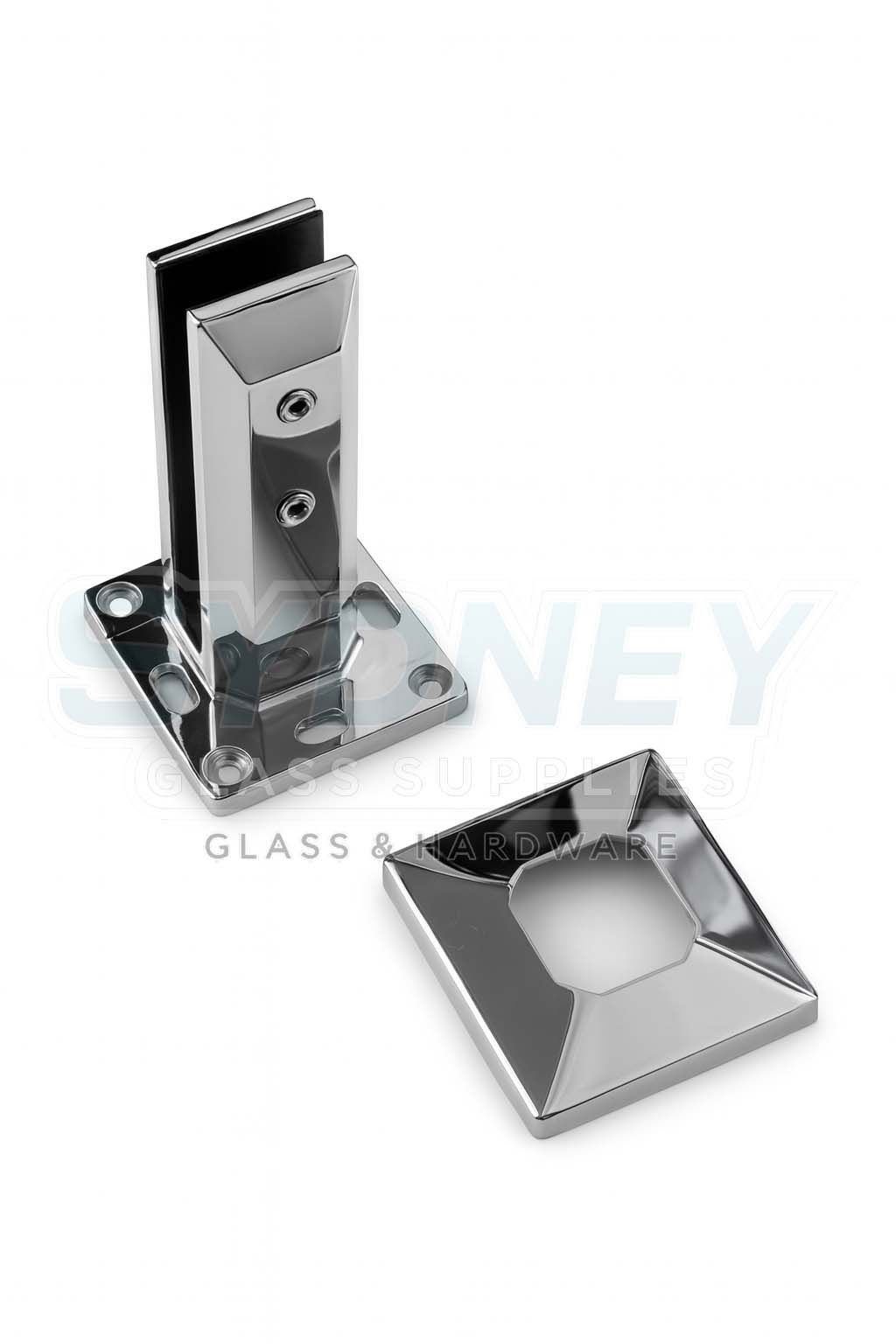 Friction Square Deck Mount Spigot with Cover Plate