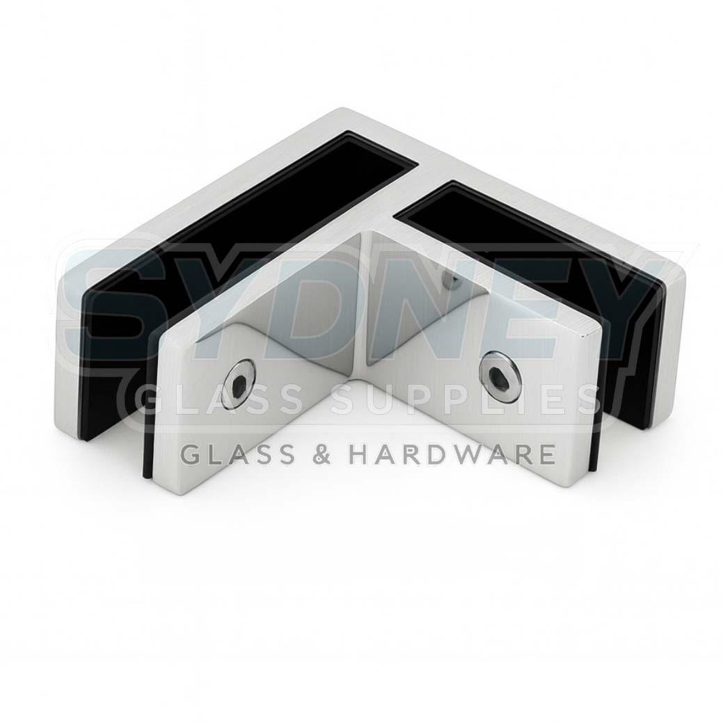 Glass-to-Glass Corner Clamp (90°)