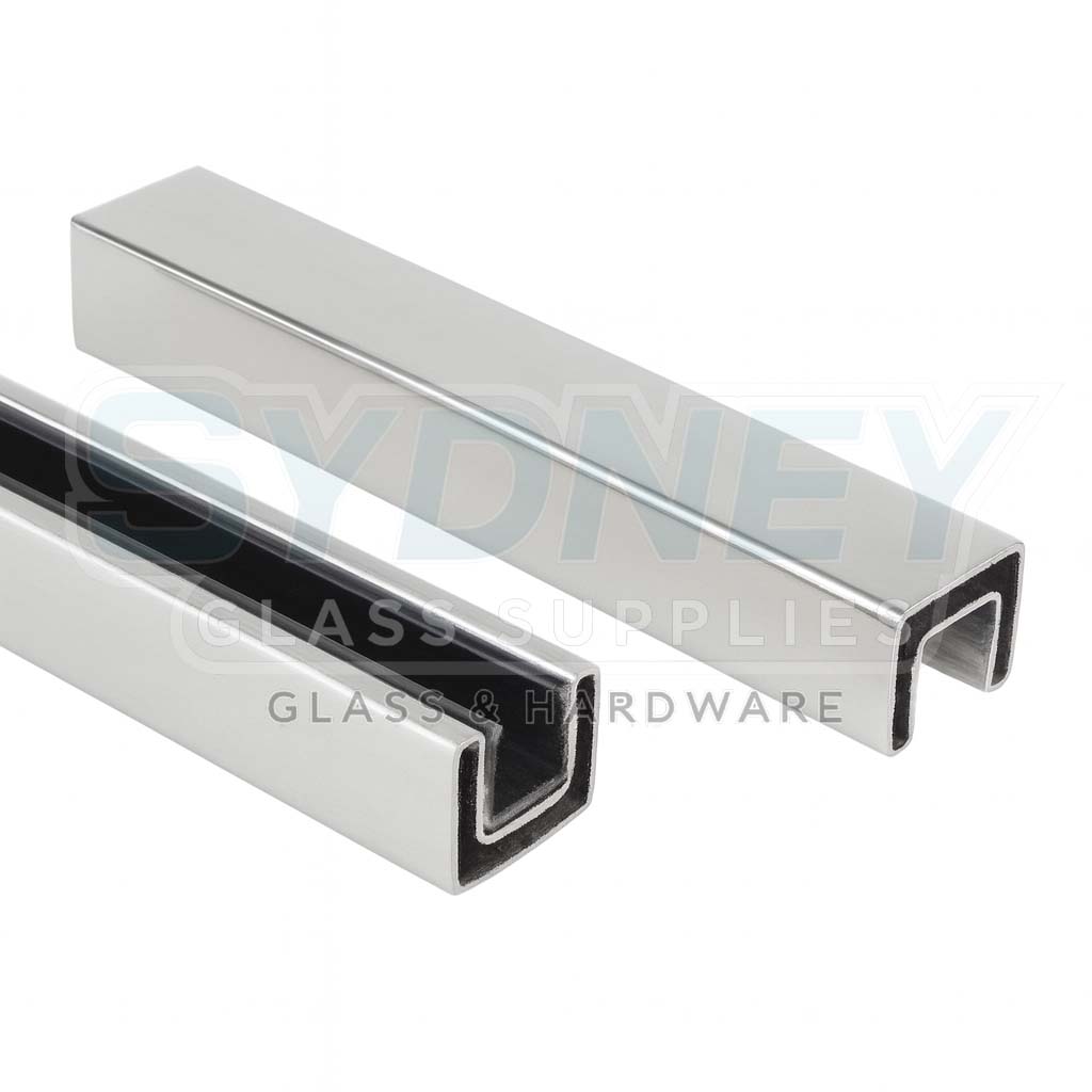 Handrail Square Tube (50mm x 5.8m) — Black, Mirror, Satin
