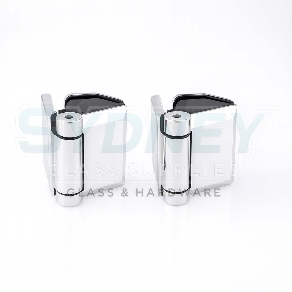 Orion Glass-to-Wall/Post Hinges (Pair)